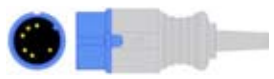Cable de extensión SpO2, longitud 2,4 m – compatible con MDK MED