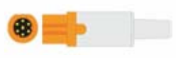 Cable / transductor de presión invasiva (PAI), longitud 0,3 m – compatible con Siemens 2x Siemens 10Pin IBP Cable – ref. BIBP-06