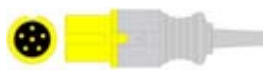 Cable de extensión SpO2, longitud 2,4 m, tecnología digital – compatible con Contec – ref. BE06-16D