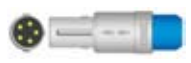 Cable / transductor de presión invasiva (PAI), para transductor B.Braun (BB), longitud 3,5 m – compatible con Guoteng