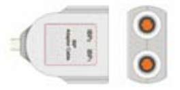 Cable / transductor de presión invasiva (PAI), longitud 0,3 m – compatible con Siemens 2x Siemens 7Pin IBP Cable – ref. BIBP-02