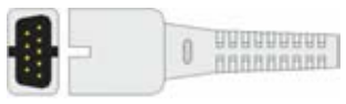 Sensor SpO2 reutilizable, pinza dactilar adulto, longitud 1 m – compatible con OSBC