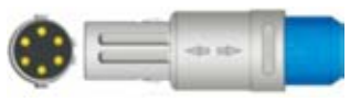 Sensor SpO2 reutilizable, pinza dactilar adulto, longitud 3 m, conector de 6 pines – compatible con Infinium Waveline EZ MAX… – ref. BSA306-65-4