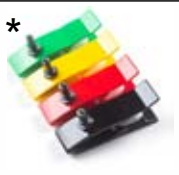 Accesorio ECG/EKG, pediátrico universal, material: lámina plástica chapado en cobre chapado con Ag/Cl IEC 4 uds/juego