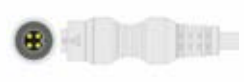 Cable / transductor de presión invasiva (PAI), longitud 0,3 m – compatible con B.Braun