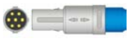 Cable de extensión SpO2, longitud 2,4 m – compatible con BCI / RGB medical