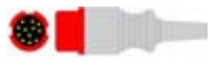 Cable / transductor de presión invasiva (PAI), para transductor B.D. (BD), longitud 3,5 m – compatible con Philips