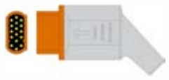 Cable / transductor de presión invasiva (PAI), longitud 0,3 m – compatible con Siemens 2x Siemens 7Pin IBP Cable – ref. BIBP-02