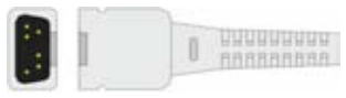 Sensor SpO2 reutilizable, pinza dactilar adulto, longitud 1 m – compatible con Novametrix