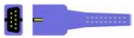 Cable de extensión SpO2, longitud 3 m – compatible con Nellcor – ref. BE09-47X