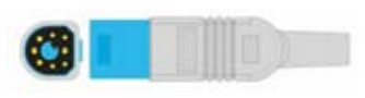 Sensor SpO2 reutilizable, pinza dactilar pediátrico, longitud 3 m, conector de 8 pines – compatible con Philips/HP