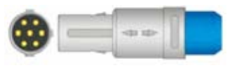 Sensor SpO2 reutilizable, sensor de punta blanda pediátrico, longitud 3 m, conector de 7 pines, tecnología Goldway Pace Generra – compatible con…