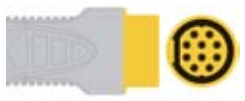 Cable / transductor de presión invasiva (PAI), longitud 0,3 m – compatible con Spacelabs 1x 10PiN IBP Cable