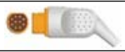 Cable / transductor de presión invasiva (PAI), para transductor PVB (PB), longitud 3,5 m – compatible con Siemens Infinity Delta…