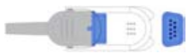 Cable de extensión SpO2, longitud 2,4 m, tecnología Nihon Kohden – compatible con Nihon Kohden – ref. BE10-50