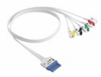 Latiguillos ECG desechables, extremo paciente: grabber, 3 derivaciones, estándar AHA – compatible con PHILIPS (DG Style) DG