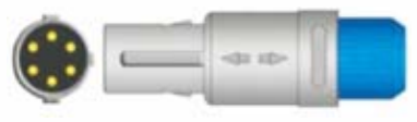 Cable ECG de una pieza, extremo paciente: broche, 3 derivaciones, estándar AHA – compatible con Creative PC9000S…
