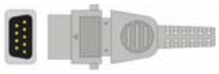 Sensor SpO2 reutilizable, sensor de punta blanda adulto, longitud 1 m – compatible con BCI / Digicare / Dräger/Siemens / Medlab / RGB medical /…