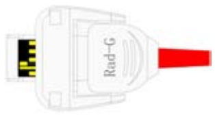 Sensor SpO2 reutilizable, pinza dactilar pediátrico, longitud 1 m, conector de 13 pines – compatible con Masimo