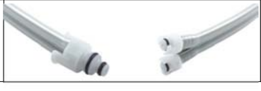 Manguera / adaptador PANI, adulto / pediátrico, longitud 3 m – compatible con Datex Ohmeda