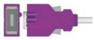 Sensor SpO2 reutilizable, sensor de punta blanda adulto, longitud 3 m – compatible con Colin/Omron / Datascope / Fukuda Denshi / GE Critikon / GE…