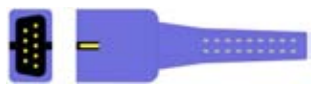 Sensor SpO2 reutilizable, pinza dactilar pediátrico, longitud 1 m – compatible con Colin/Omron / Datascope / Edan / Fukuda Denshi / GE Critikon / GE…