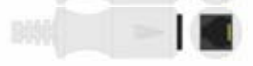 Cable / transductor de presión invasiva (PAI), longitud 3,5 m – compatible con Mindray/ Datascope 2×Abbott 6Pin IBP Cable