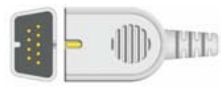Sensor SpO2 reutilizable, pinza dactilar adulto, longitud 1 m – compatible con Nihon Kohden