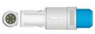 Sensor SpO2 reutilizable, pinza dactilar adulto, longitud 3 m, conector de 6 pines – compatible con Comen