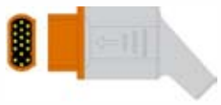 Cable / transductor de presión invasiva (PAI), longitud 3,5 m – compatible con Siemens 2×Abbott 6Pin IBP Cable – ref. BIBP-42