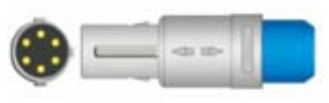 Cable de extensión SpO2, longitud 2,4 m, tecnología digital – compatible con Ecomed – ref. BE06-84D