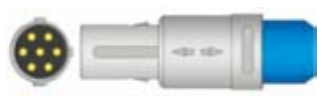 Cable de extensión SpO2, longitud 2,4 m, tecnología digital – compatible con Ecomed – ref. BE07-84D