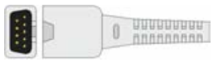 Sensor SpO2 reutilizable, pinza dactilar adulto, longitud 1 m – compatible con Dolphin