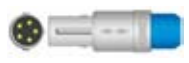 Cable / transductor de presión invasiva (PAI), para transductor ARGON (AG), longitud 3,5 m – compatible con CSI