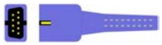 Sensor SpO2 reutilizable, pinza dactilar pediátrico, longitud 1 m – compatible con Colin/Omron / Datascope / Edan / Fukuda Denshi / GE Critikon / GE…