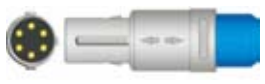 Cable de extensión SpO2, longitud 2,4 m, tecnología NellcorNon Oximax – compatible con Yonker
