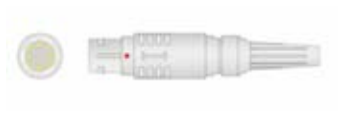 Sensor SpO2 reutilizable, sensor de punta blanda pediátrico, longitud 3 m, conector de 8 pines – compatible con Dräger/Siemens