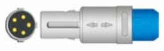 Sensor SpO2 reutilizable, sensor neonatal tipo venda (incluye desmontable), longitud 3 m, conector de 5 pines – compatible con Anke