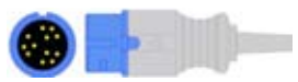 Cable de extensión SpO2, longitud 2,4 m, tecnología Nellcor non Oximax – compatible con Yonker – ref. BE12-72