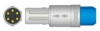 Sensor SpO2 reutilizable, pinza dactilar adulto, longitud 3 m, conector de 6 pines – compatible con Mindray New Pm6000…