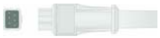 Sensor SpO2 reutilizable, sensor neonatal tipo venda (incluye desmontable), longitud 1 m – compatible con Konica Minolta