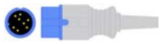 Sensor SpO2 reutilizable, pinza dactilar adulto, longitud 3 m, conector de 8 pines – compatible con Creative