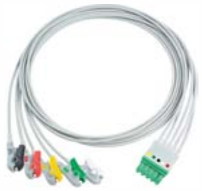 Cable troncal / latiguillos ECG, extremo paciente: broche, 3 derivaciones, estándar AHA, estilo de conector: DG – compatible con… – ref. BCF3-32AS