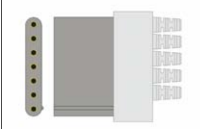 Cable ECG de una pieza, extremo paciente: grabber, 3 derivaciones, estándar AHA – compatible con Schiller – ref. BCY3-58AG