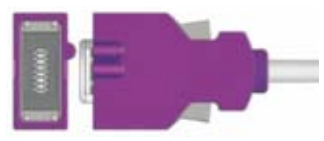 Sensor SpO2 reutilizable, pinza dactilar adulto, longitud 3 m – compatible con Colin/Omron / Datascope / Fukuda Denshi / GE Critikon / Nellcor /…
