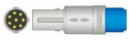 Cable de extensión SpO2, longitud 3 m – compatible con Zondan