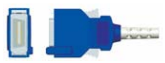 Sensor SpO2 reutilizable, sensor de punta blanda pediátrico, longitud 3 m, conector de 20 pines – compatible con Nihon Kohden