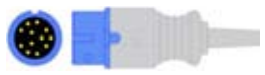 Cable de extensión SpO2, longitud 3 m, tecnología Nellcor Oximax – compatible con Comen