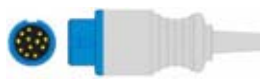 Cable de extensión SpO2, longitud 2,4 m, tecnología Nellcor non Oximax – compatible con Philips