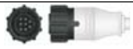 Cable / transductor de presión invasiva (PAI), para transductor B.Braun (BB), longitud 3,5 m – compatible con GE